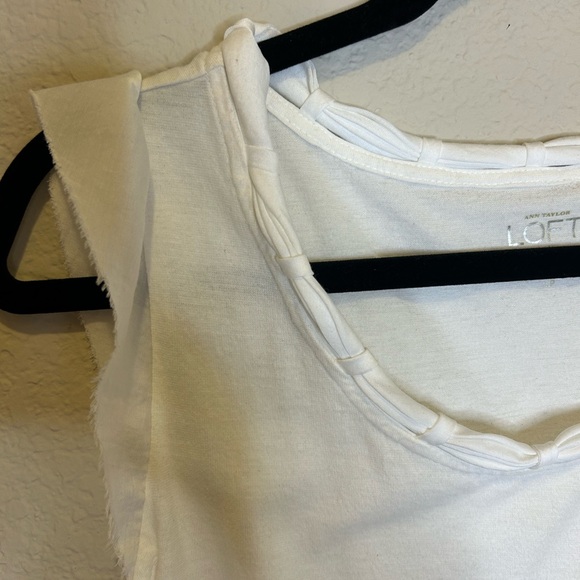 White LOFT tank top - Picture 3 of 3